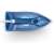 Top view of Philips 3000 Series Steam Iron, Blue