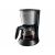 Cafetiera cu filtru Philips HD7435/20 Mini Daily Collection, Negru-Argintiu