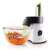 Philips Viva Collection HR1388/80 food processor, white and black, slicing cucumber