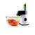 Philips Viva Collection HR1388/80 food processor, white and black, slicing vegetables