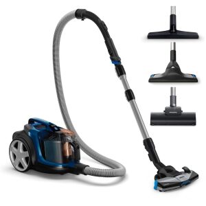 Philips FC9745/09 Powerpro Expert Bagless Vacuum Cleaner, 900W, blue and grey, with multiple heads - Philips Vacuum Cleaner