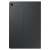 Knižný obal Samsung Galaxy Tab S6 Lite, sivý, zatvorený, pohľad zozadu