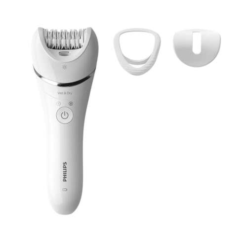 Philips BRE700/00 Series 8000 Епилатор, бял, с аксесоари
