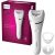 Epilator umed si uscat Philips BRE700/00, 3 accesorii, 32 pensete, utilizare fara fir, 2 setari viteza, opti-light, discuri ceramice, Argintiu 80156834