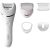 Epilator umed si uscat Philips BRE710/00, 5 accesorii, 32 pensete, utilizare fara fir, 2 setari viteza, opti-light, discuri ceramice, Argintiu 126813907