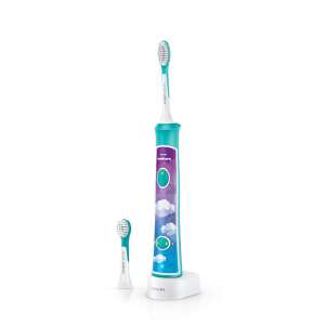Електрическа четка за зъби Philips Sonicare For Kids с две четки и зарядно устройство - Душ за уста и Електрическа четка за зъби