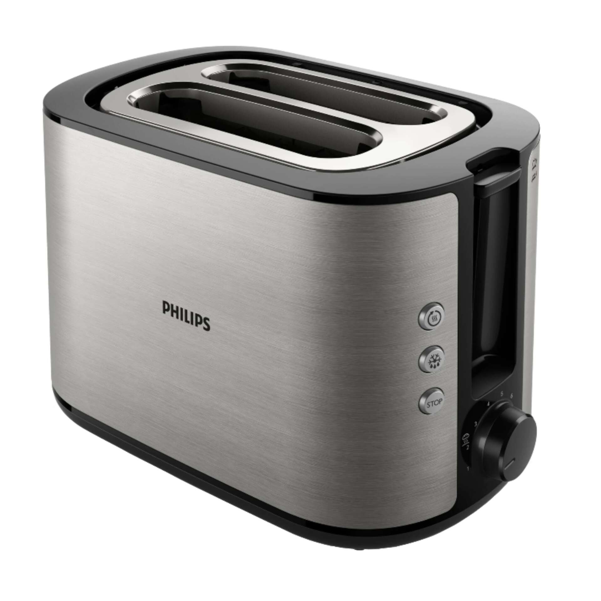 Philips Viva Collection HD2650/90 950W Kenyérpirító, Ezüst