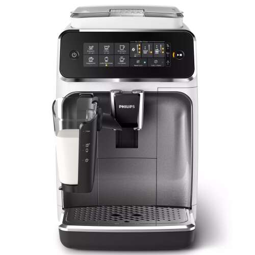 Philips EP3243/70 Serie 3200 Automatische Kaffeemaschine, silber-weiß