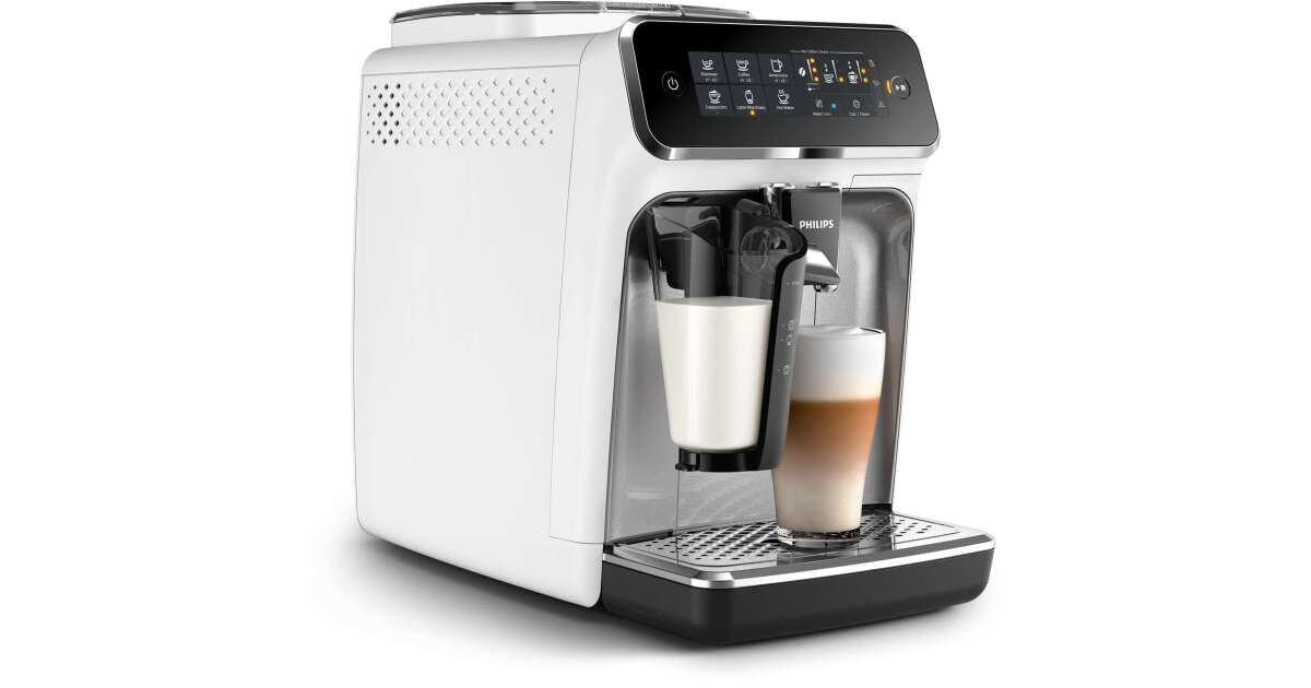 Philips Kaffeevollautomat 3200 Serie Ep3243 70 Lattego Weiß Philips EP3243/70 Series 3200 Automata Kávéfőző, Ezüst-fehér | Pepita.hu