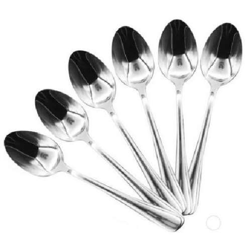 Fém Desszertkanál Készlet - 6 db - 12,8 cm