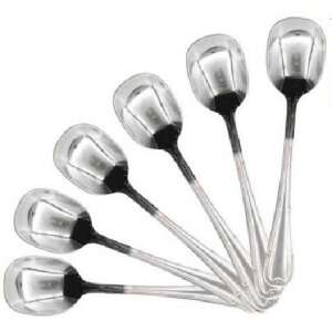 6 db-os rozsdamentes acél fagylaltkanál szett, 14,4 cm - Evőeszköz