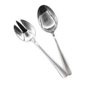 Saláta tálaló készlet, 2 db, fém, kanál és villa, 21,3 cm - Evőeszköz