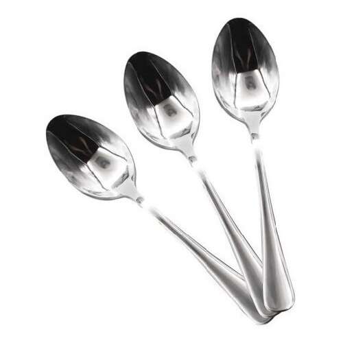 3 db-os rozsdamentes acél kanál szett