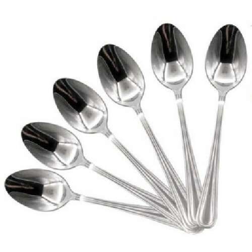 Rozsdamentes Acél Desszertes Kanál - 6 db - 12,8 cm