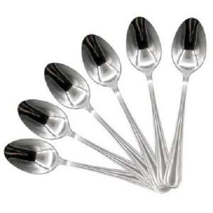 6 db-os desszertkanál szett, rozsdamentes acél, 15cm - Evőeszköz