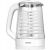 MPM MCZ-124 White Glass Electric Kettle Front View