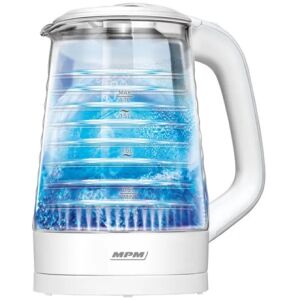MPM MCZ-124 1850-2200 W, 1.7 l, cserélhető szűrő Fehér-Átlátszó vízforraló
