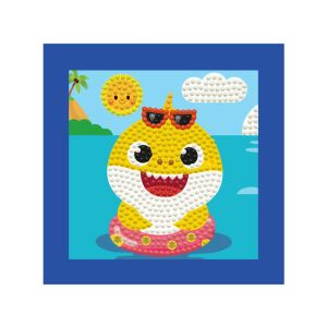 Pinkfong Baby Shark Quick Dotz Cameos kész gyöngykép - Diamond Dotz