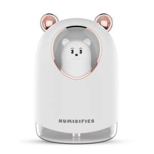 White USB humidifier with a cute bear design, perfect for adding moisture to your home or office. - OEM