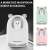 USB humidifier with bear design, available in white, pink, and green.