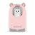 Pink bear USB humidifier with LED light