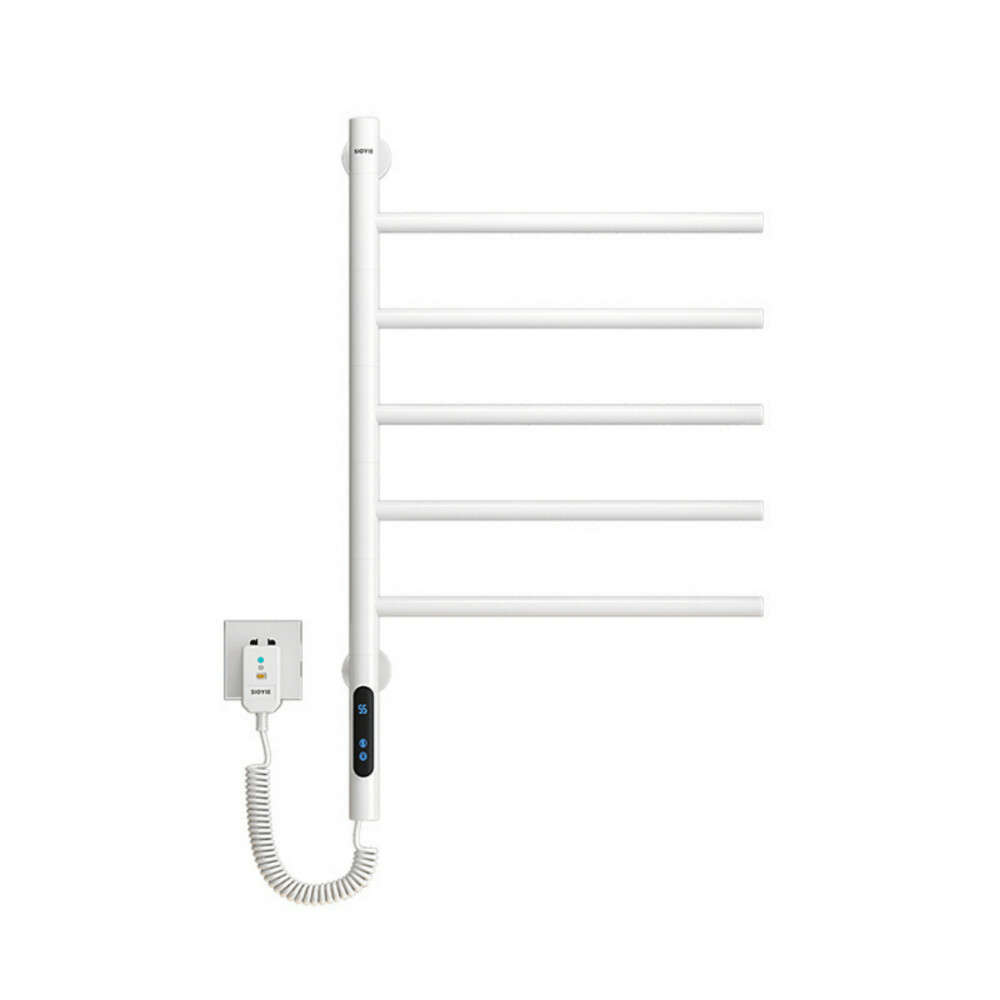 Intelligent Towel Radiator with Foldable Arms, G63 - White