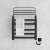 Black electric towel warmer with shelf, Sioyie brand