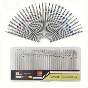 30 piece diamond drill bit set for nail art, manicure, and pedicure - Nail grinder accessory