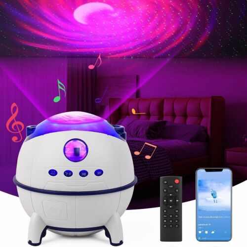 Proiector LED Starry Sky Nightlight cu difuzor Bluetooth, 228 x 120 x 113 cm, Alb 139500115