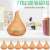 Aroma Diffusor aus hellem Holz mit 7-farbigen LED-Lichtern, automatischer Farbwechsel