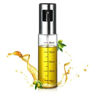 Стъклен пулверизатор за олио 100ml за кухня - Равномерно разпределение на олиото - Кухненски прибори