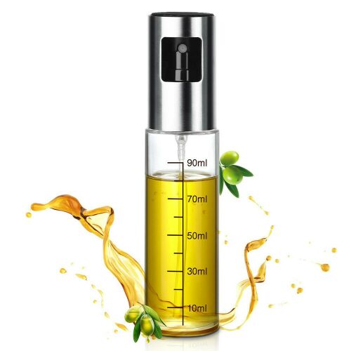 Стъклен пулверизатор за олио 100ml за кухня - Равномерно разпределение на олиото