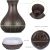 Tulip-shaped Ultrasonic Aromatherapy Diffuser - Dark Wood 94440745