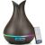 Tulip-shaped Ultrasonic Aromatherapy Diffuser - Dark Wood 94440745