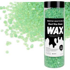 400g Hartwachsbohnen zur Haarentfernung, grüne Aloe Vera-duftende Wachsperlen - Haarentfernung & Rasur