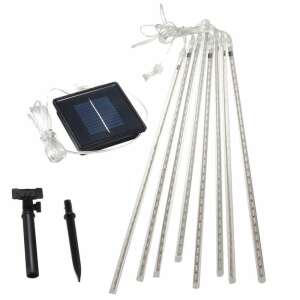 Solar powered icicle lights, 10 LED icicle lights, 190 cm long, set of 10, icicle lights for outdoor use, solar powered christmas lights, icicle lights for garden, icicle lights for trees - Nonbrand String Light