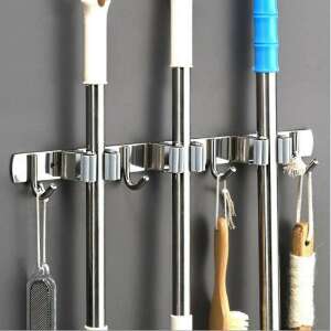 HANDY Șină universală pentru scule de perete - mică (3 suporturi, 4 agățătoare)