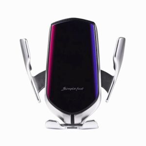 Simple Fast R1 silver car wireless charger and phone holder - Car Phone Holder