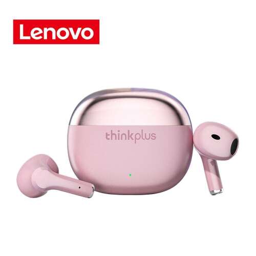 LENOVO ThinkPlus LivePods Vezeték nélküli fülhallgató töltőtokkal - Bluetooth 5.1 - X15 PRO pink