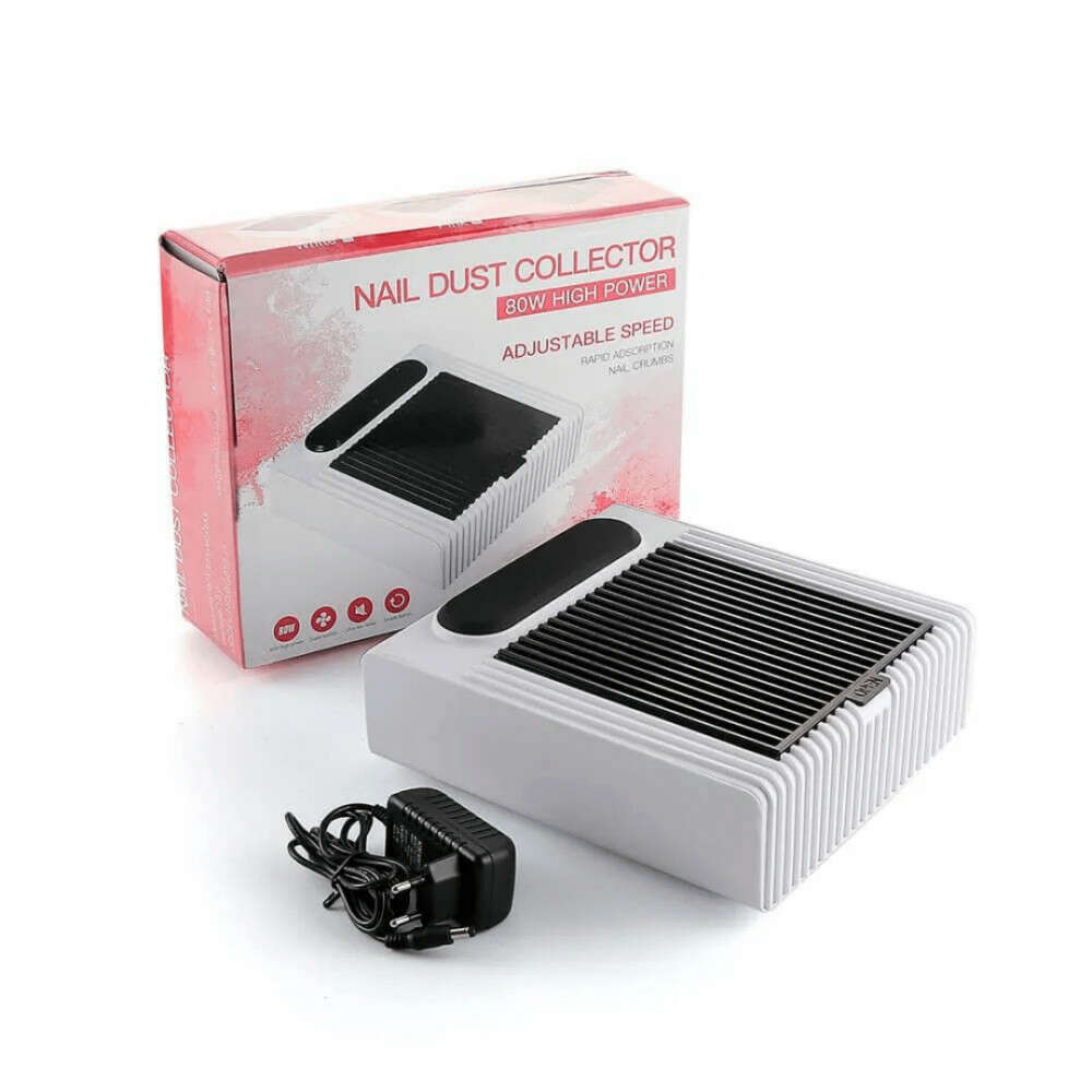 BLUEQUE Curățător de unghii portabil cu extractor de praf, 80W - Alb