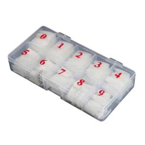Set umjetnih vrhova noktiju u 10 veličina, 500 kom - Bijeli, veliki 94441517 - Njega Noktiju