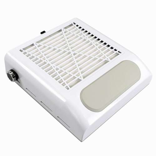 Бял абсорбатор за прах за нокти с вградена опора за ръце, модел BQ-858-8