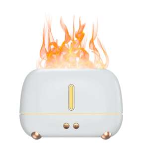 RetroFlame Aromatherapie-Diffusor mit Flammeneffekt 250 ml - Weiß - Luftbefeuchter