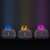RetroFlame Flame Effect Aroma Diffuser 250ml - White, blue, and pink light
