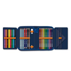 Nyitott Ars Una Gravity tolltartó írószerekkel - Ars Una Tolltartó