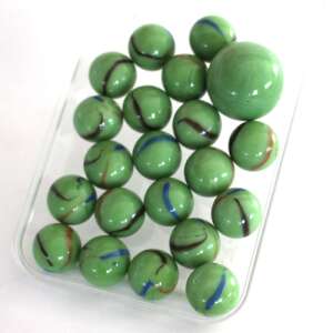 Teknős üveggolyó szett 20+1db