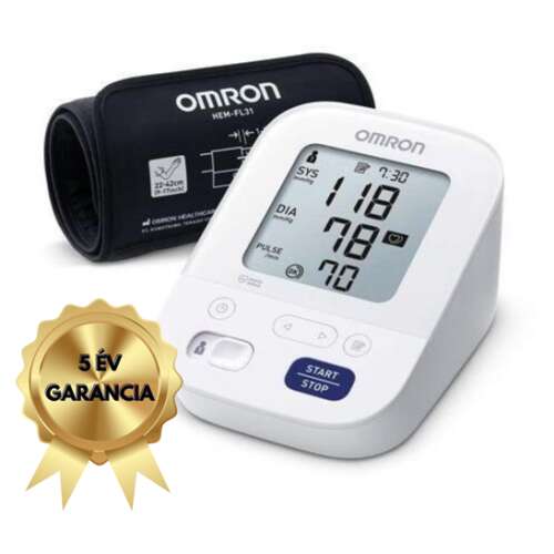 Omron M3 Comfort Vérnyomásmérő Okosmandzsettával