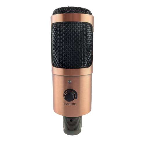 Studió Mikrofon K1 / ZMR-MK-2 condenser microphone, copper color, front view