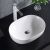Modern Rea Amelia oval ceramic washbasin
