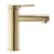 Rea Pixel Low Gold Faucet on White Background